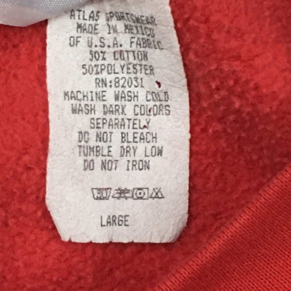 VTG Snowmen Red Sweatshirt Grandma Adult L - Picture 4 of 4